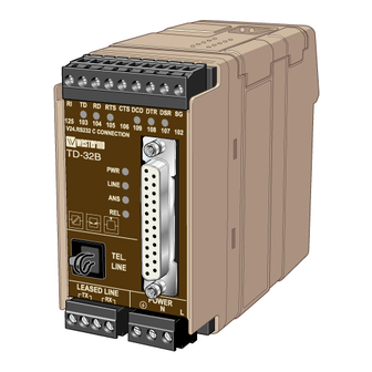 Westermo TD-32 B Quick Manual