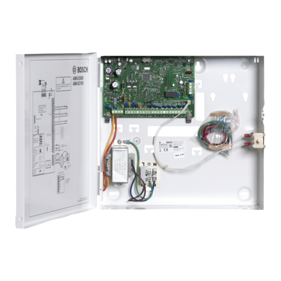 Bosch amax 2100 Operation Manual