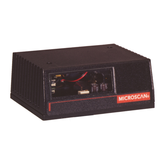 Microscan MS-810 User Manual