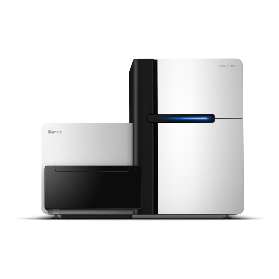 illumina HiSeq 2000 Manuals