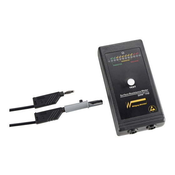 Warmbier SRM 110 User Manual