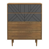 Mocka Zara Four Drawer Assembly Instructions Manual