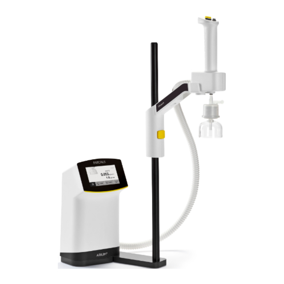 Sartorius Arium H2O-ARST-P-B Dispensing Manuals