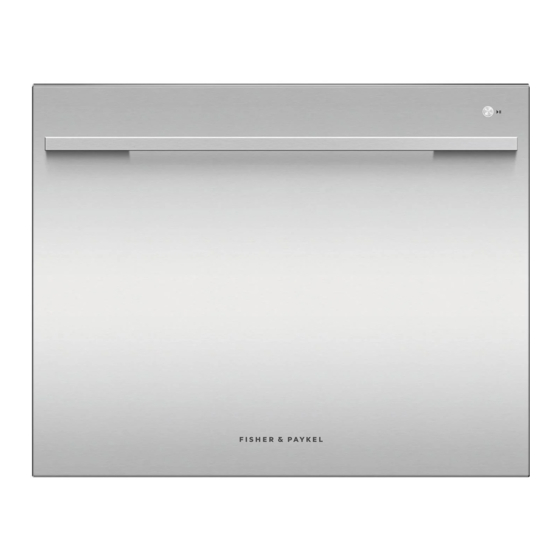 Fisher & Paykel DISHDRAWER DD D Series Preference Options