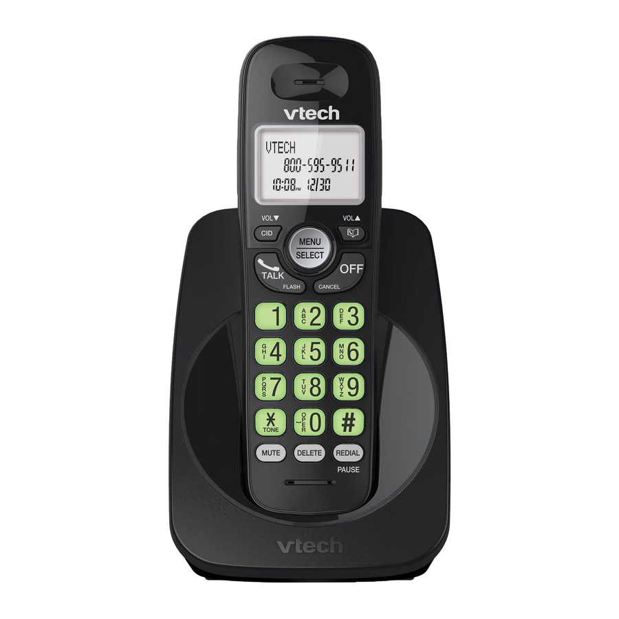 VTech CS6214, CS6214-2, CS6214-11, CS6214-21, VG101, VG101-11 Quick Start Guide