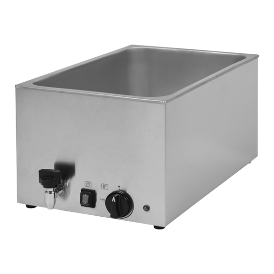 METRO PROFESSIONAL BAIN MARIE GBM1200 Manuals