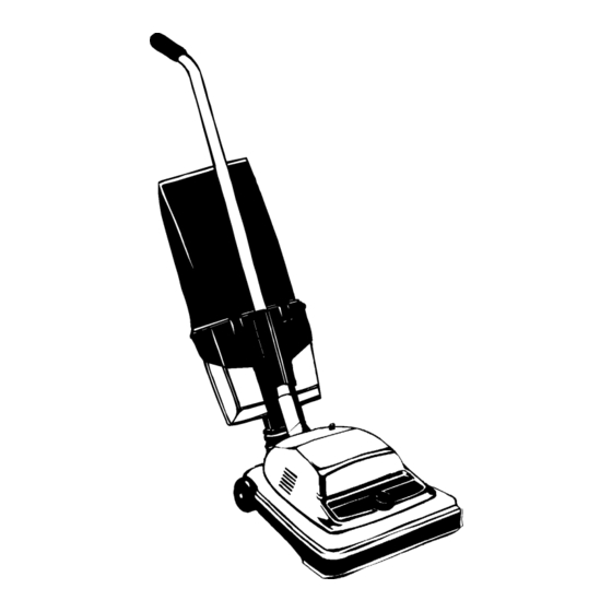 Nilfisk-Advance Advance AdVac 12DC Operator's Manual And Parts List
