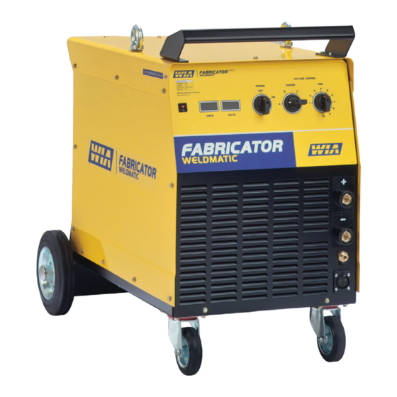WIA Weldmatic CP127-2 Operator's Manual