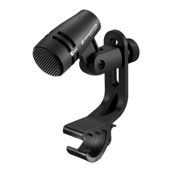 Sennheiser e 604 Quick Manual