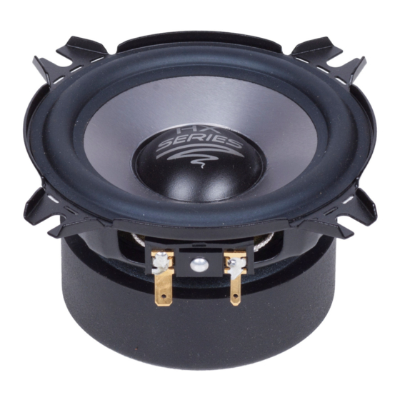 Audio System EX 100 SQ User Manual