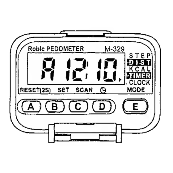 Robic M329 Instructions