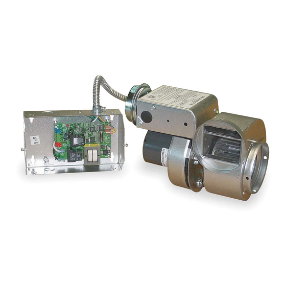 TJERNLUND HSJ,1,2 POWER VENTERS WITH UC1 CONTROL 8506001 REV B 0206 Dimensions