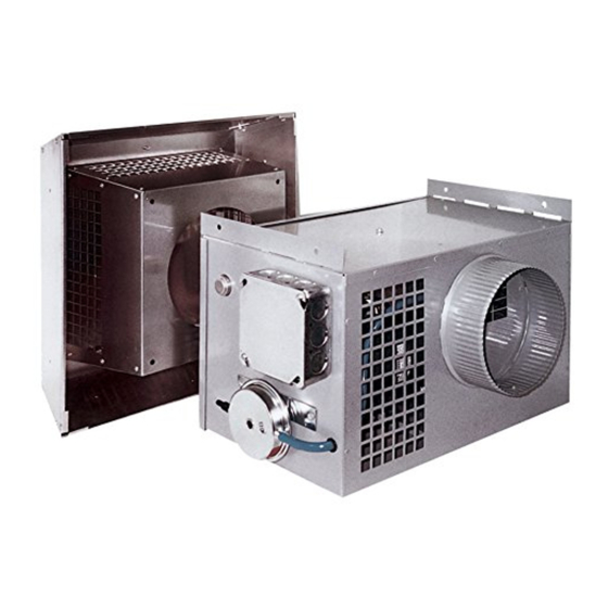 TJERNLUND PAI-3,4,5,6,7 COMMERCIAL COMBUSTION AIR IN-FORCERS 8506003 REV B 0803 Manual