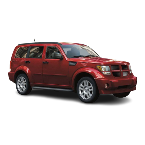 Dodge 2009 NITRO Buyer's Manual