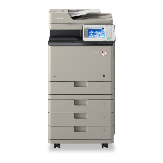 Canon imageRUNNER ADVANCE C351 series Service Manual
