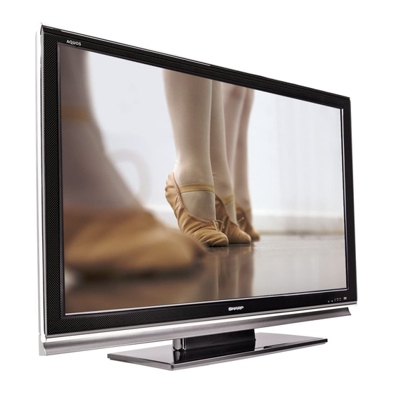 Sharp LC-52HD1E Operation Manual