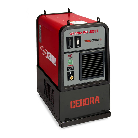 Cebora EVO SPEED STAR 380 TS Manual