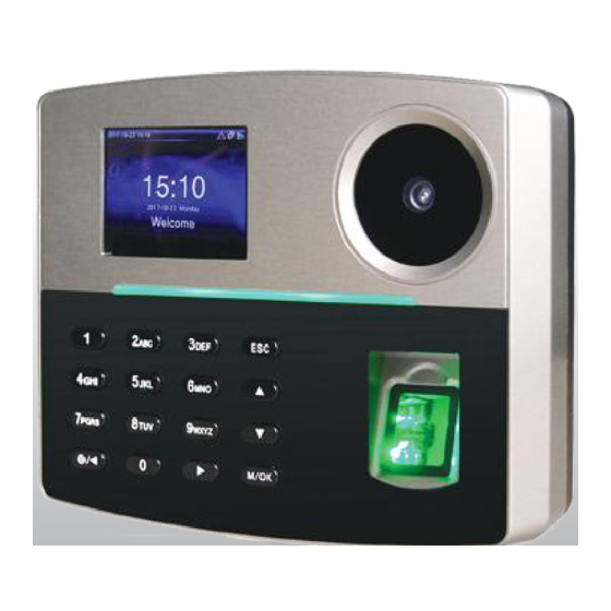 midex mPalm500 Biometric Time Clock Manuals