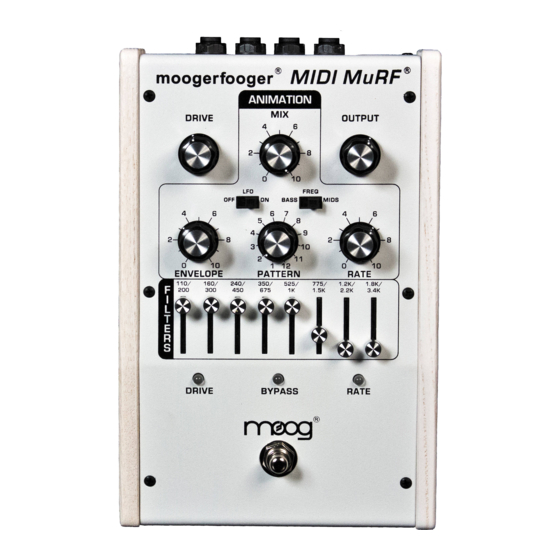 Moog Moogerfooger MF-105M MIDI MuRF Manuals