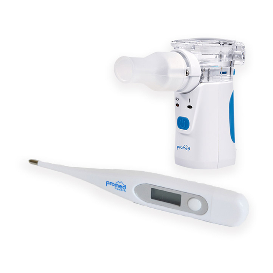 ProMed INH-2.1 Ultrasonic Inhaler Manuals