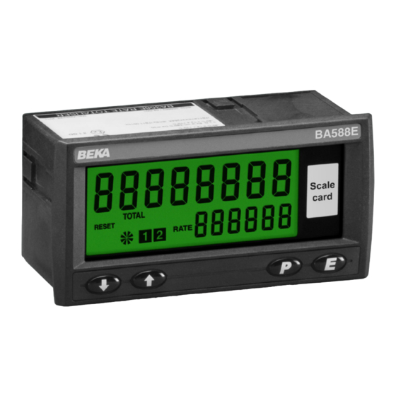 BEKA BA588E Manual