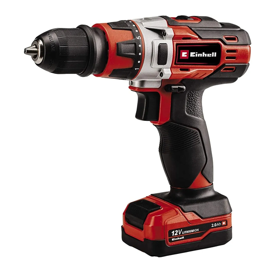 EINHELL TE-CD 12/1 3X-Li Original Operating Instructions
