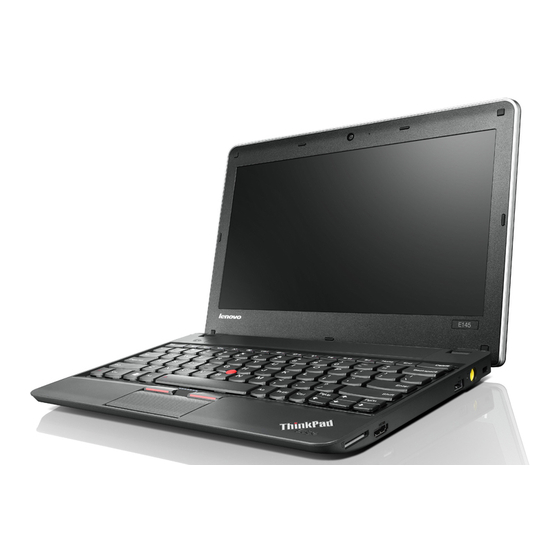 Lenovo ThinkPad Edge E145 Safety, Warranty, And Setup Manual