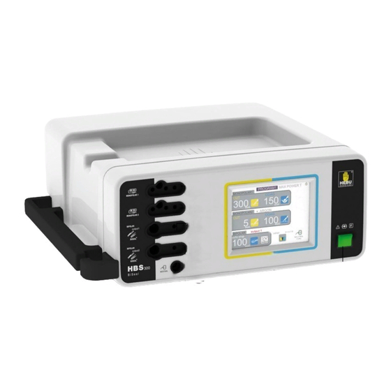 HEBU medical HBS x-touch 300 BiSeal Operating Manual