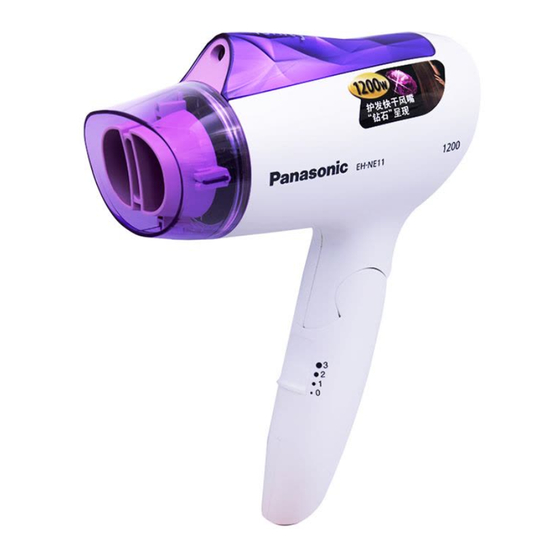 Panasonic EH-GNE1B Manuals