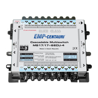 EMP-Centauri MS17/17+6ECU-4 Instruction Manual