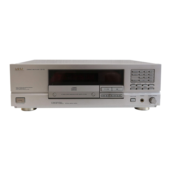 Akai CD-55 Operator's Manual