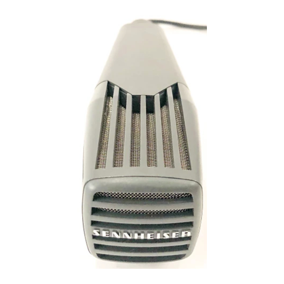Sennheiser MD 417 Manual