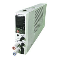 Matsusada Precision P4KF-80 Series Instruction Manual