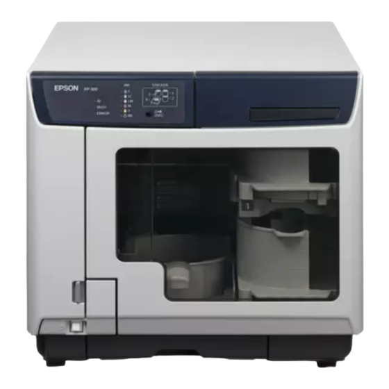 Epson Disc Producer PP-100 User Manual