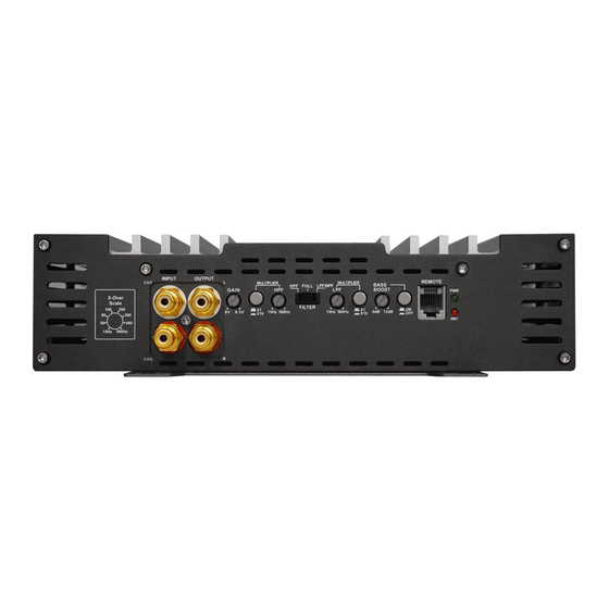 zapco Z-150.2 SP Owner's Manual
