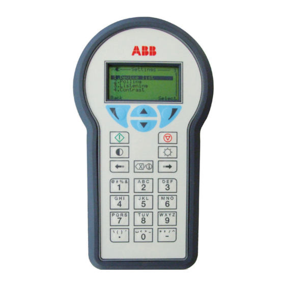 ABB DHH805-A HART Handheld Communicator Manuals