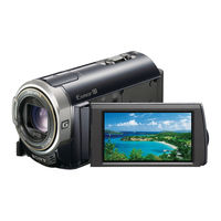Sony Handycam HDR-CX350VE Operating Manual