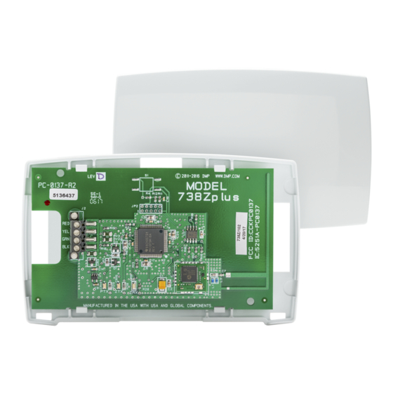 DMP Electronics 738Zplus Installation Manual