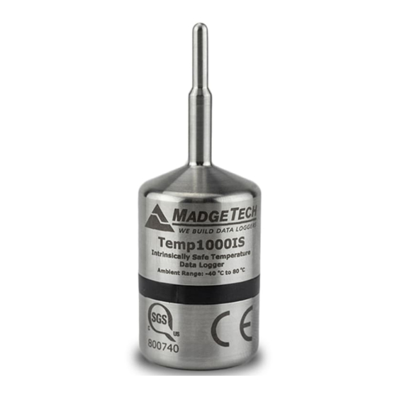 MadgeTech Temp1000IS Product User Manual