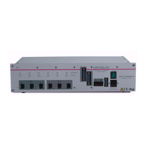 Optimum CNC Controller III Manuals