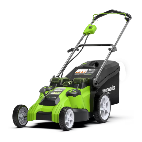 Greenworks RM1400 14-In Reel Lawn Mower with Grass Catcher