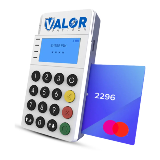 Valor RCKT EMV Quick Reference Manual