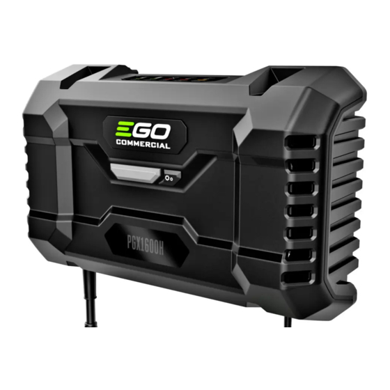 EGO COMMERCIAL PGX1600H Operator's Manual