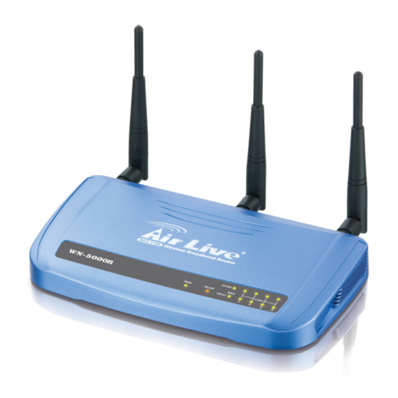 AirLive WN-5000R Quick Setup Manual