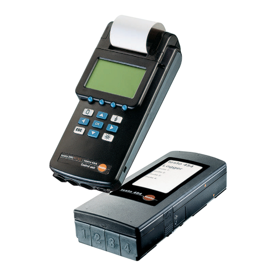 TESTO 454 Getting Started
