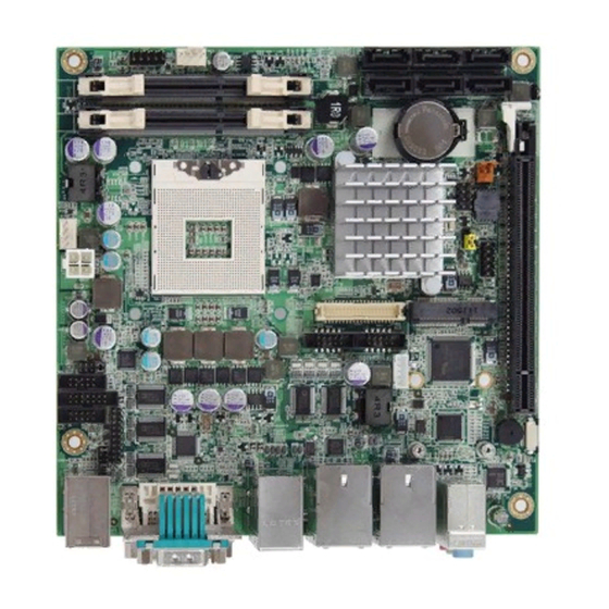 Arbor Technology ITX-i67M0 Quick Installation Manual
