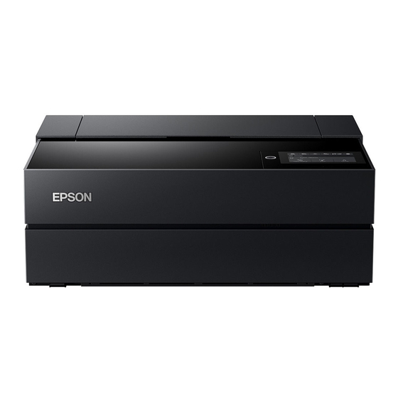 Epson SureColor P700 Quick Start Manual
