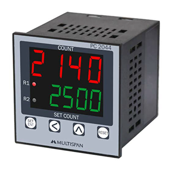 MULTISPAN PC-2044 Operating Manual