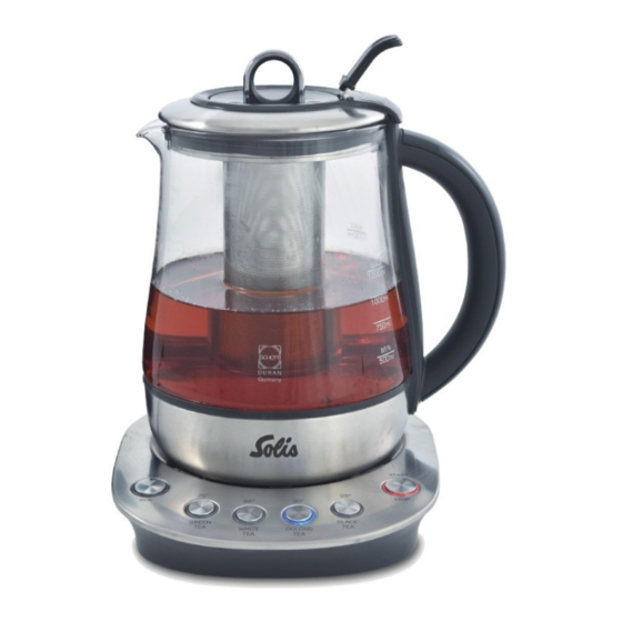 SOLIS TEA KETTLE CLASSIC User Manual