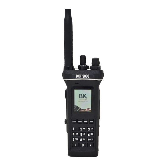 BK TECHNOLOGIES BKR9000 User Manual